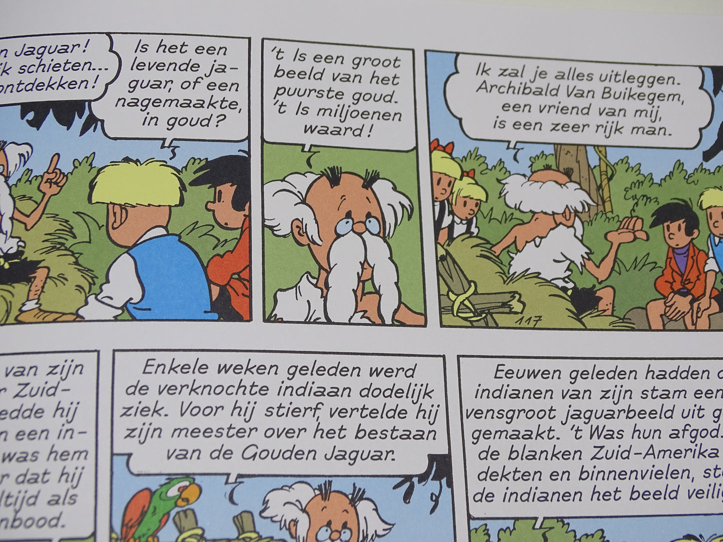 Strip, Jommeke: De Gouden Jaguar, Luxe Hardcore + Prent, 2013