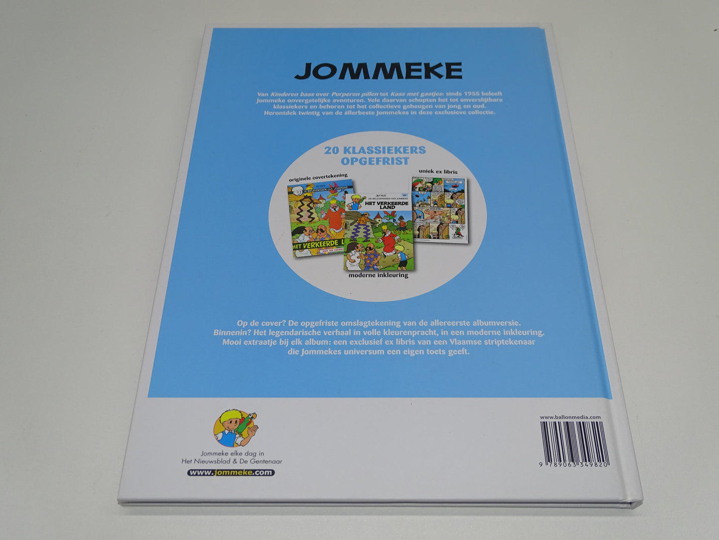 Strip, Jommeke: Het Verkeerde Land, Luxe Hardcover + Prent, 2012