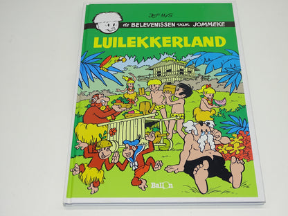 Strip, Jommeke: Luilekkerland, Luxe Hardcover + Prent, 2013