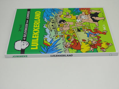 Strip, Jommeke: Luilekkerland, Luxe Hardcover + Prent, 2013