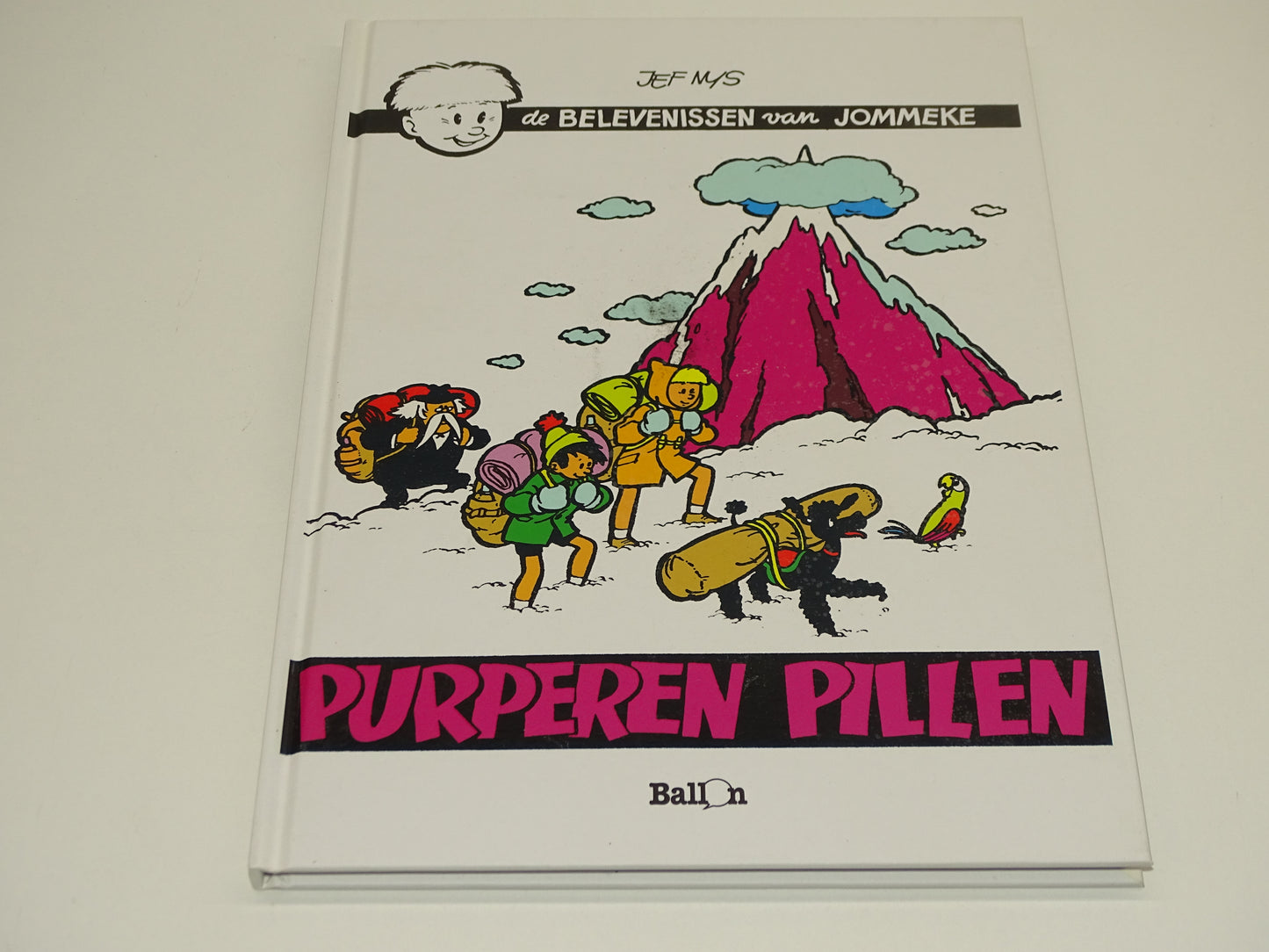 Strip, Jommeke: Purperen Pillen, Luxe Hardcover + Prent, 2011