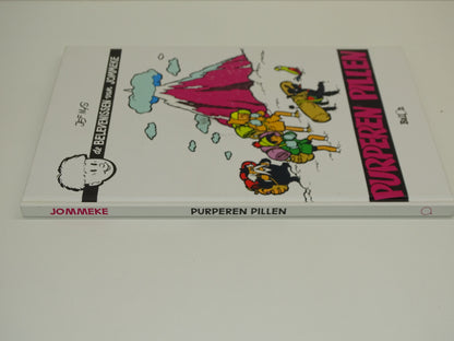 Strip, Jommeke: Purperen Pillen, Luxe Hardcover + Prent, 2011