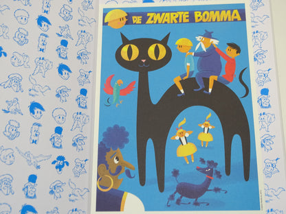 Strip, Jommeke: De Zwarte Bomma, Luxe Hardcover + Prent, 2013