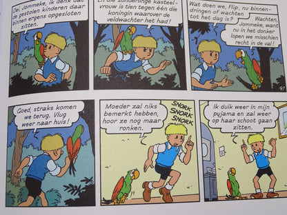 Strip, Jommeke: De Koningin Van Onderland, Luxe Hardcover + Prent, 2011