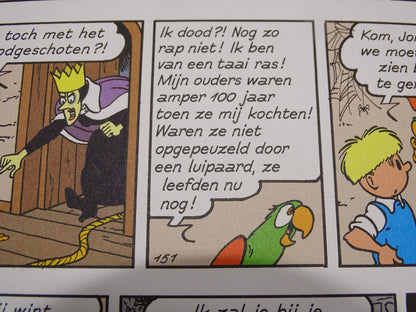 Strip, Jommeke: De Koningin Van Onderland, Luxe Hardcover + Prent, 2011