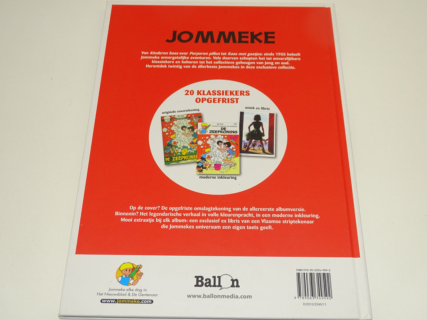 Strip, Jommeke: De Zeepkoning, Luxe Hardcover + Prent, 2012