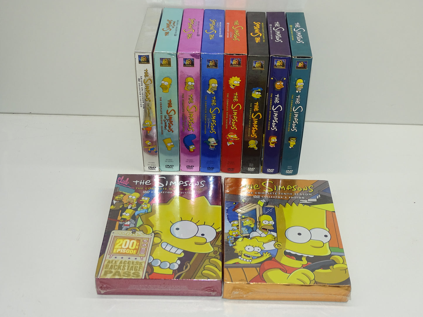 10 x DVD-box: The Simpsons Eerste Tien Seizoenen