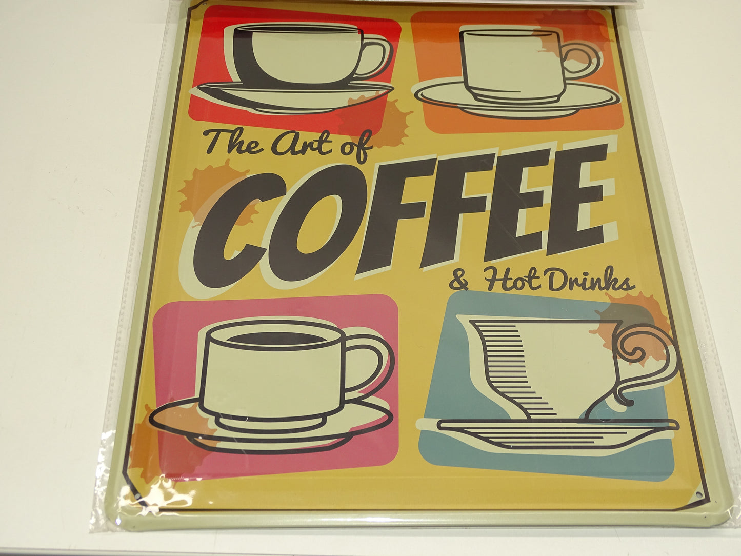 Nieuw Retrobord: The Art Of Coffee & Hot drinks