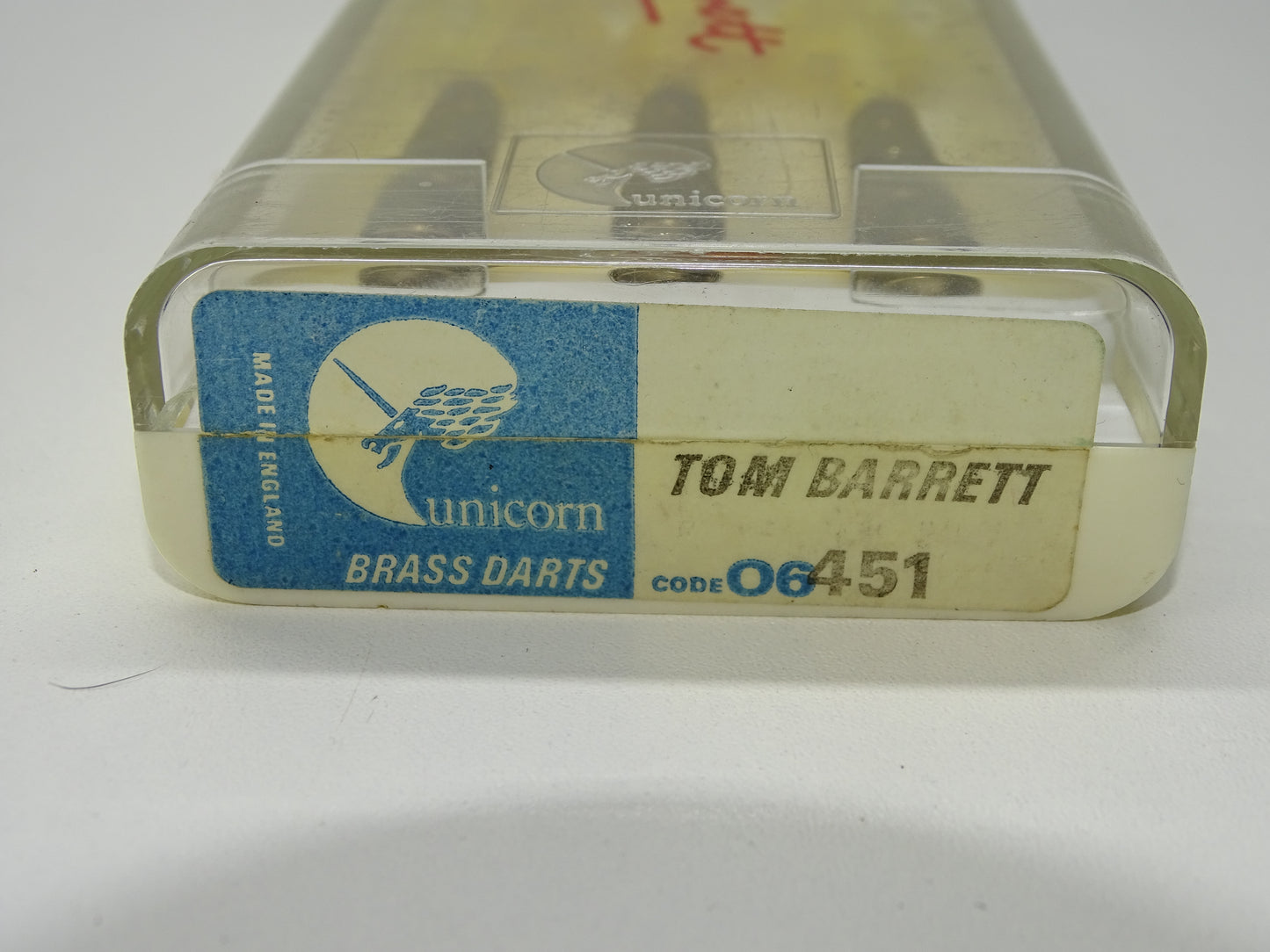 3 Dartspijltjes: Tom Barrett, Unicorn Brass Darts