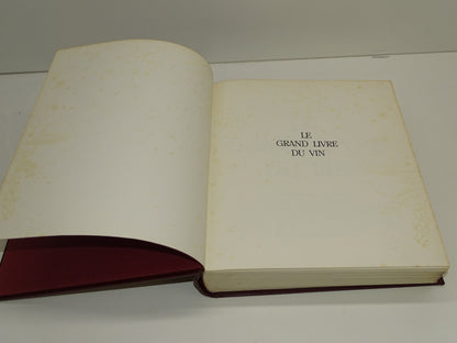 Boek: Le Grand Livre Du Vin / Grote wijnboek, 1969