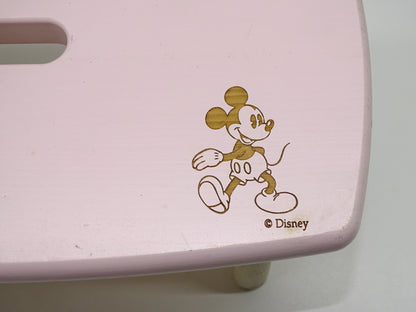 Houten Trapje / Bankje: Mickey Mouse, Small World By Marlip