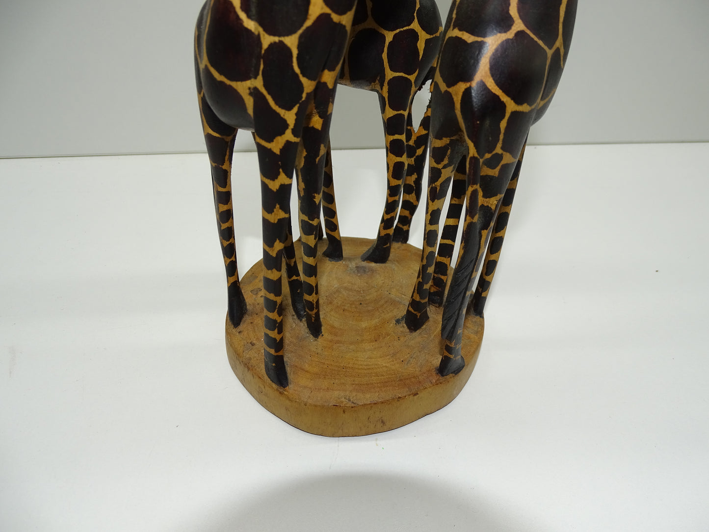 Houten Beeld: 3 Giraffen