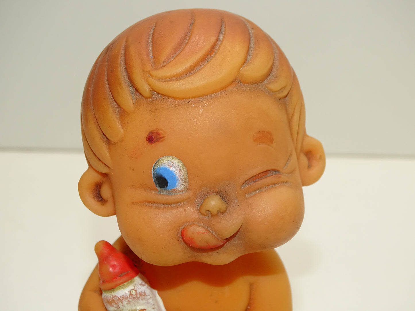 Rubberen Piepspeelgoed: Baby, Laflex, Made In France, 1961