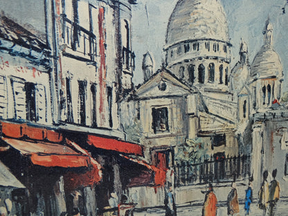 Schilderij: Pedro Vargas, Paris, Place De Tertre