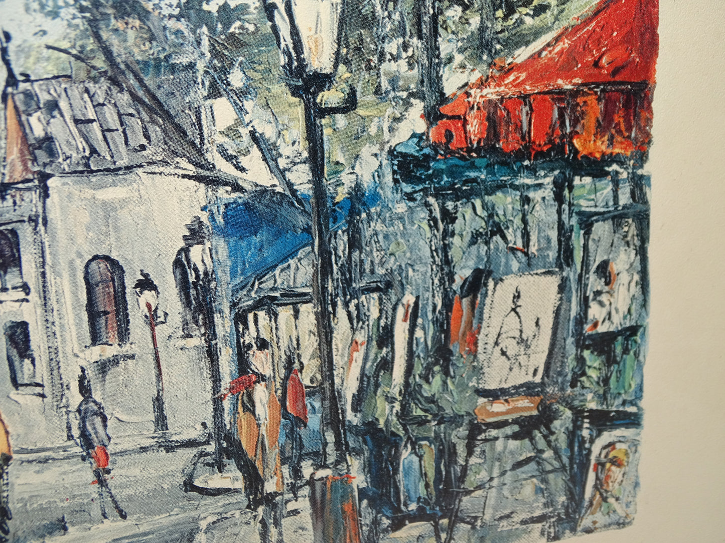 Schilderij: Pedro Vargas, Paris, Place De Tertre