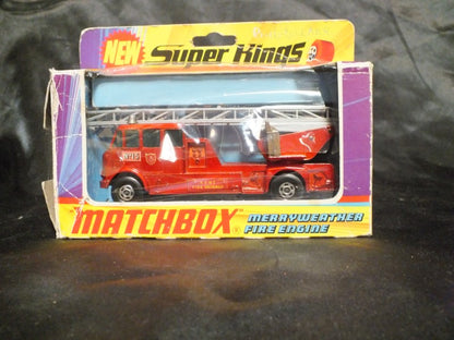 Matchbox + Doos: K-15, Brandweerwagen, 1971