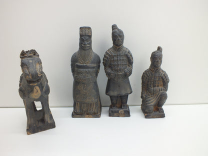 4 Miniaturen, Terracotta Leger, Xi'an China