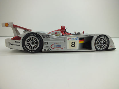 Schaalmodel: Audi R8, Le Mons - Sieger 2000, Maisto 1/18