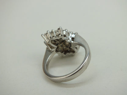 Ring: 925 Zilver, blinkende steentjes