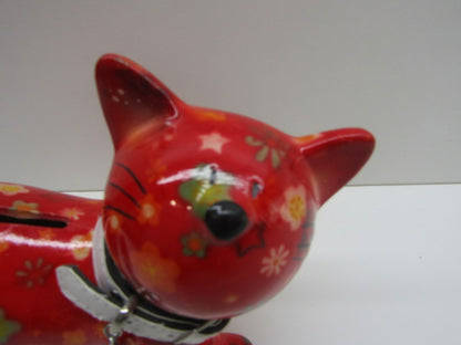 Spaarpot: Pomme-Pidou, Kiki de Kat (Rood)