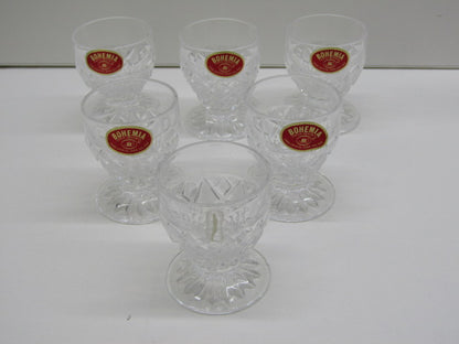 Decanteerfles + 6 Glazen, Bohemia Crystal