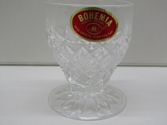 Decanteerfles + 6 Glazen, Bohemia Crystal