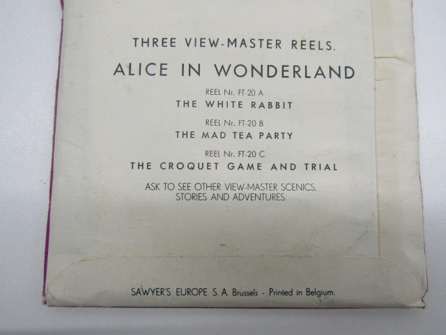 Viewmasterschijven: Alice in Wonderland, 1956