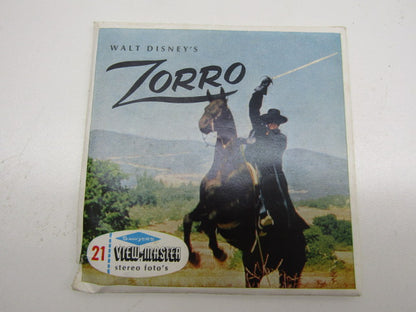 Viewmasterschijven, Zorro, 1958