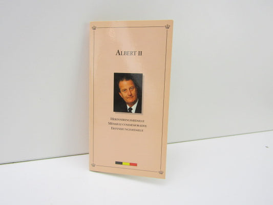 Bronzen Herinneringsmedaille / Herdenkingsmunt: Koning Albert II, 1993