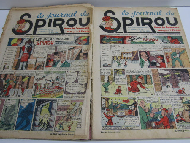 Strip, Verzamelalbum: Spirou, Album 4,  Robbedoes