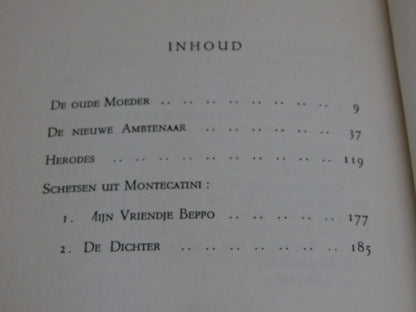 Gesigneerd Boek: De Oude Moeder, Ernest Claes, 1955