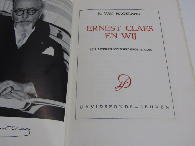 Boek: Ernest Claes En Wij, 1959