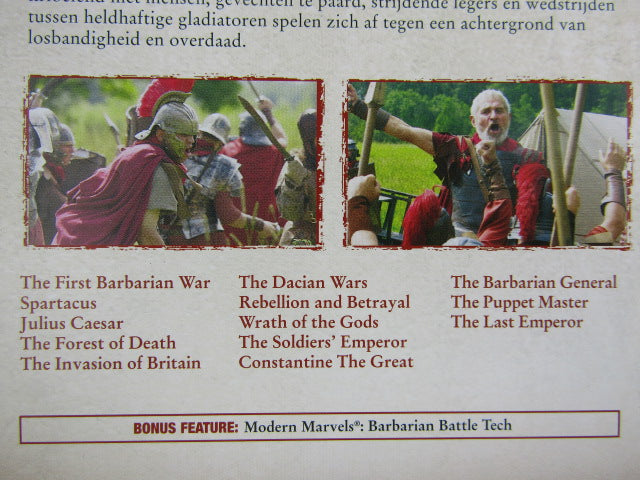 DVD Box: Rome, Rise And Fall Of An Empire, 2011