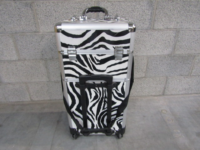 Extra Grote Beautycase / Trolley: BB Fashion, Zebramotief