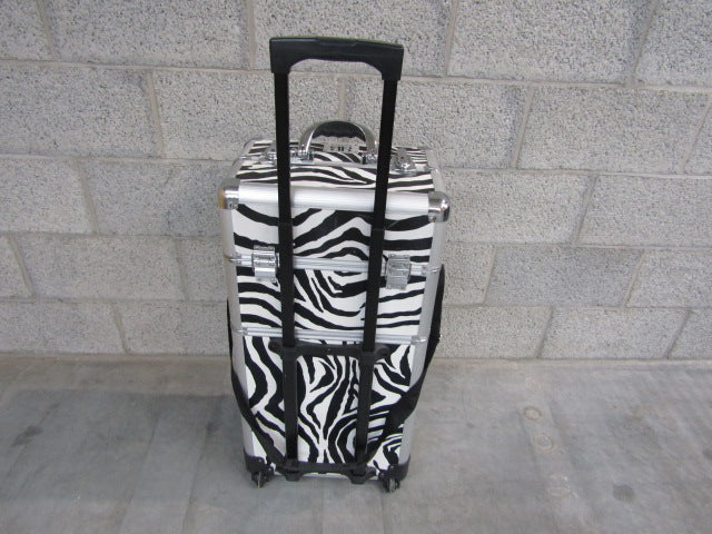 Extra Grote Beautycase / Trolley: BB Fashion, Zebramotief