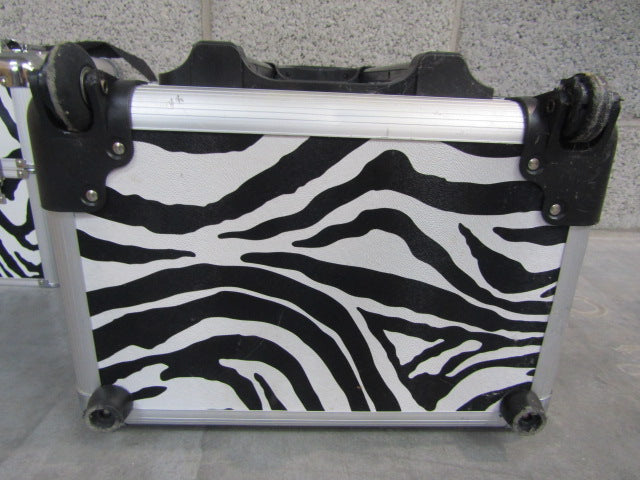 Extra Grote Beautycase / Trolley: BB Fashion, Zebramotief