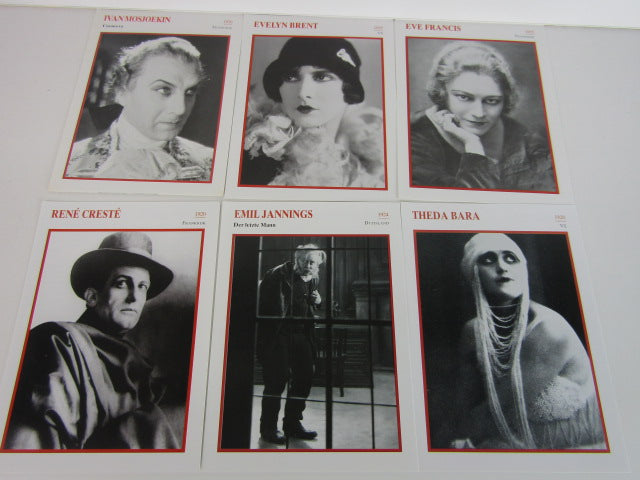 Portret Fiches: Moviestars Van Alle Tijden: 1920-1929