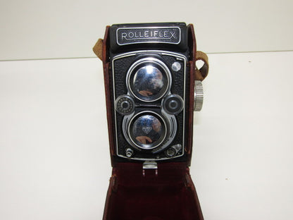 Vintage fototoestel: ROLLEI ROLLEIFLEX, Franke & Heidecke Braunschweig