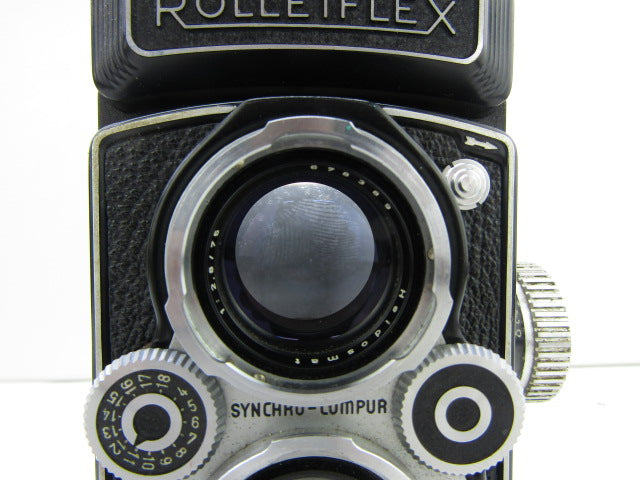 Vintage fototoestel: ROLLEI ROLLEIFLEX, Franke & Heidecke Braunschweig