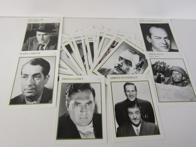 Portret Fiches: Moviestars Van Alle Tijden, 1945 Mannen