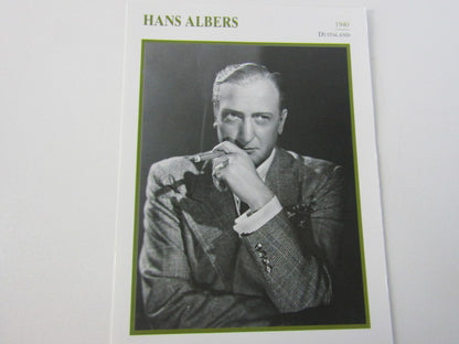 Portret Fiches: Moviestars Van Alle Tijden, 1940 Mannen