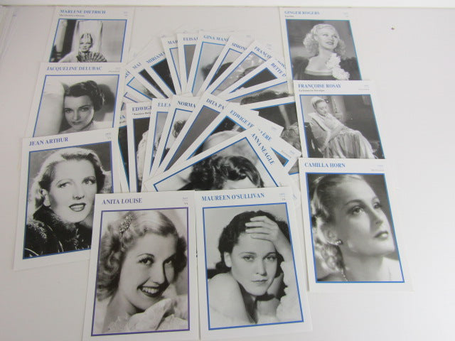 Portret Fiches: Moviestars van Alle Tijden, 1935 Vrouwen