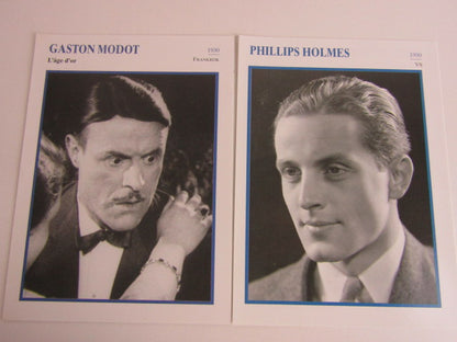 Portret Fiches: Moviestars Van Alle Tijden, 1930 Mannen