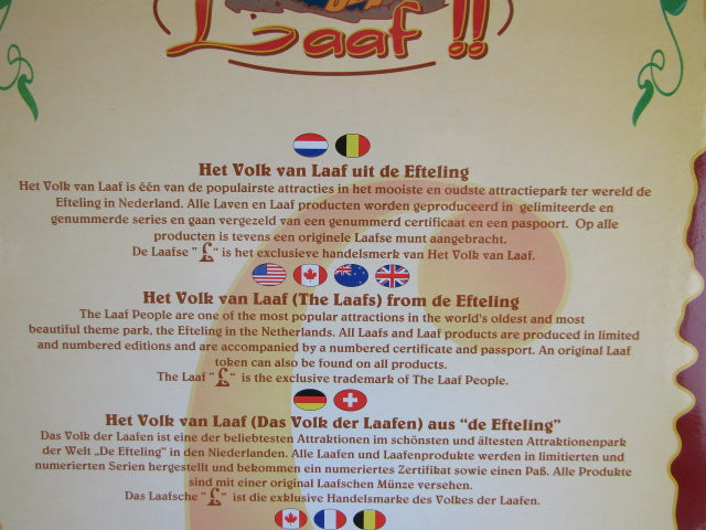 Beeld: Lazy Laaf, Het Volk Van Laaf, Efteling, 1997