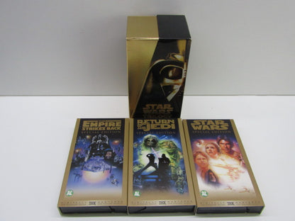 3x VHS Tape: Star Wars Trilogy, 1997