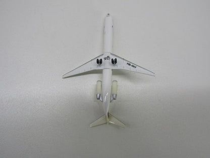 Schaalmodel: McDonnell Douglas MD-81 ,Crossair, Herpa Wings