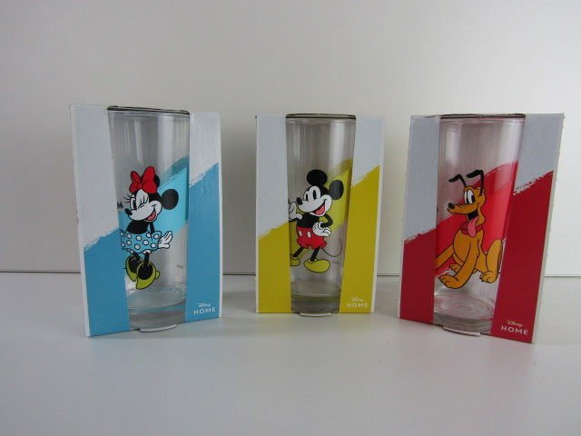 3 Disney Glazen: Mickey And Friends