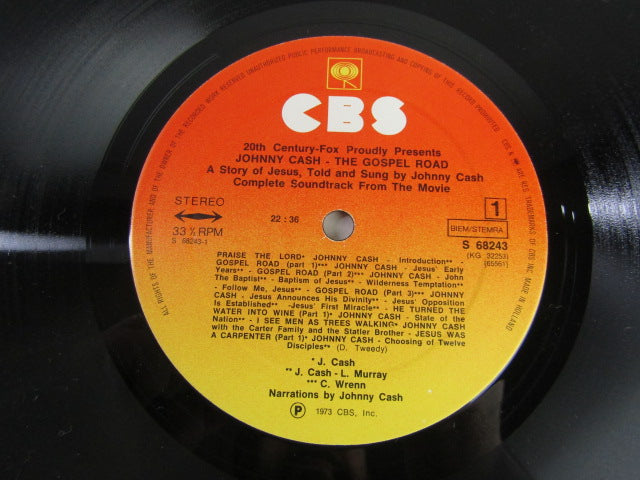 Dubbel LP: Johnny Cash, The Gospel Road, 1977