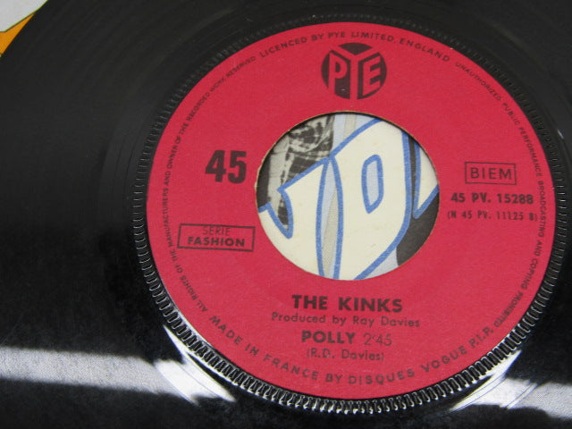 Zeldzame Single, The Kinks: Wonderboy / Polly, 1968