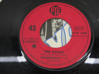 Zeldzame Single, The Kinks: Wonderboy / Polly, 1968